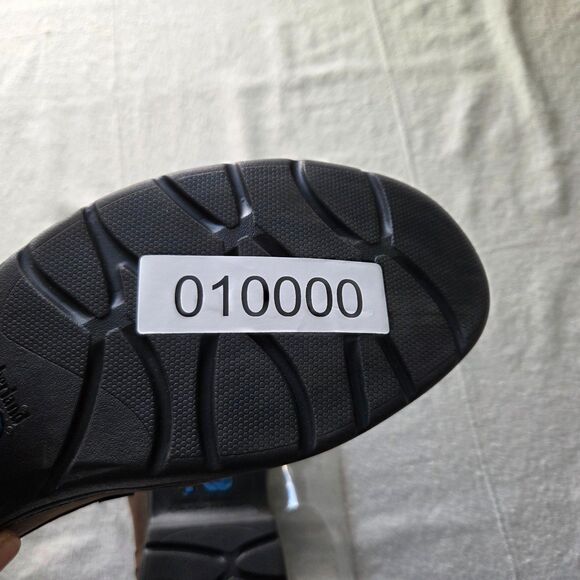 Timberland PRO Work Shoe Branston ESD Mens 13 M Safety Moc-Toe Brown Slip On - Picture 13 of 13